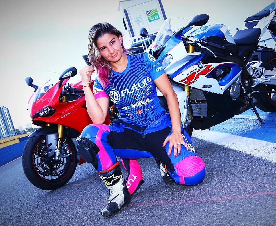 Indy Muñoz en una prueba