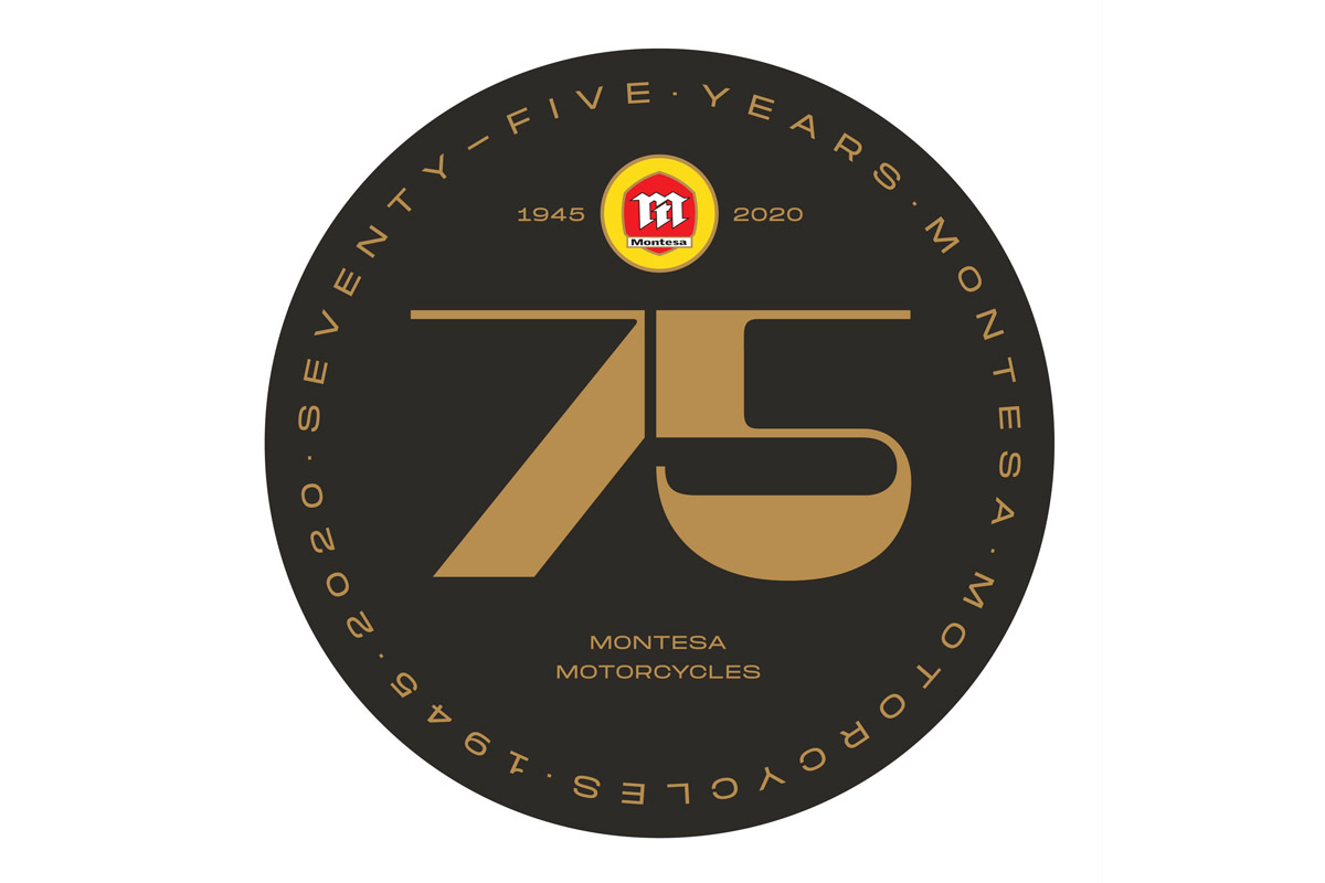 Logotipo Montesa 75 Aniversario (1945-2020)