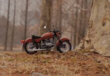 Moto hecha con lápiz 3D