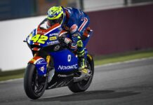 Marcos Ramírez está siendo el piloto más rápido en la recta