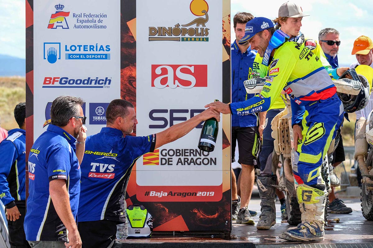 Podio de la Baja Aragón 2019