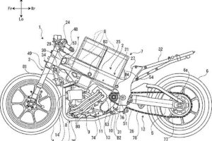 Patente de Suzuki para una moto eléctrica