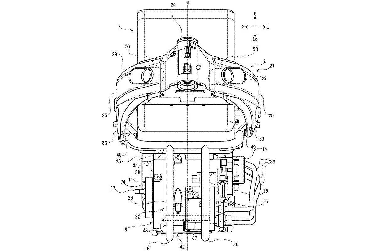 Patente de Suzuki para una moto eléctrica