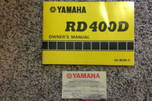 Manual de propietario Yamaha RD400D