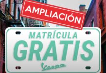 Promoción Vespa en mayo