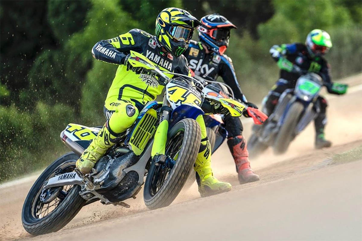 Rossi, Marini y Morbidelli rodando de nuevo en el VR46 Ranch