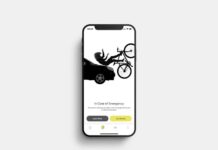 Casco-airbag para bici Hovding (aplicación móvil)