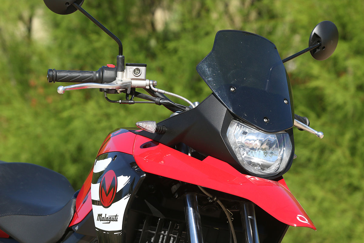 Frontal de la Malaguti Dune 125