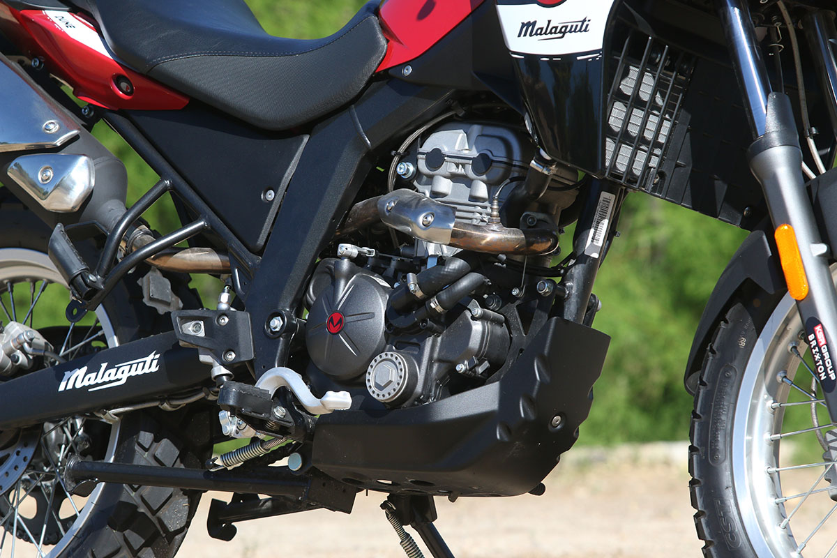 Motor de la Malaguti Dune 125