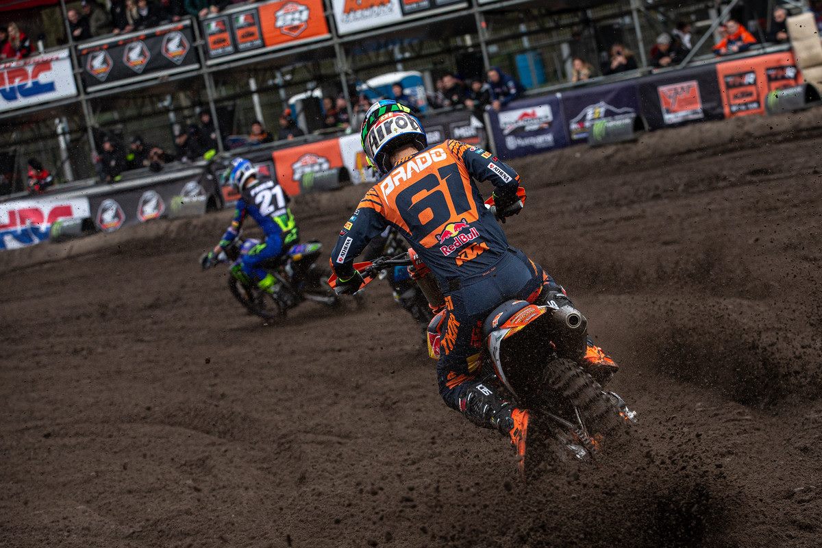 Prado tuvo un debut prometedor en MXGP