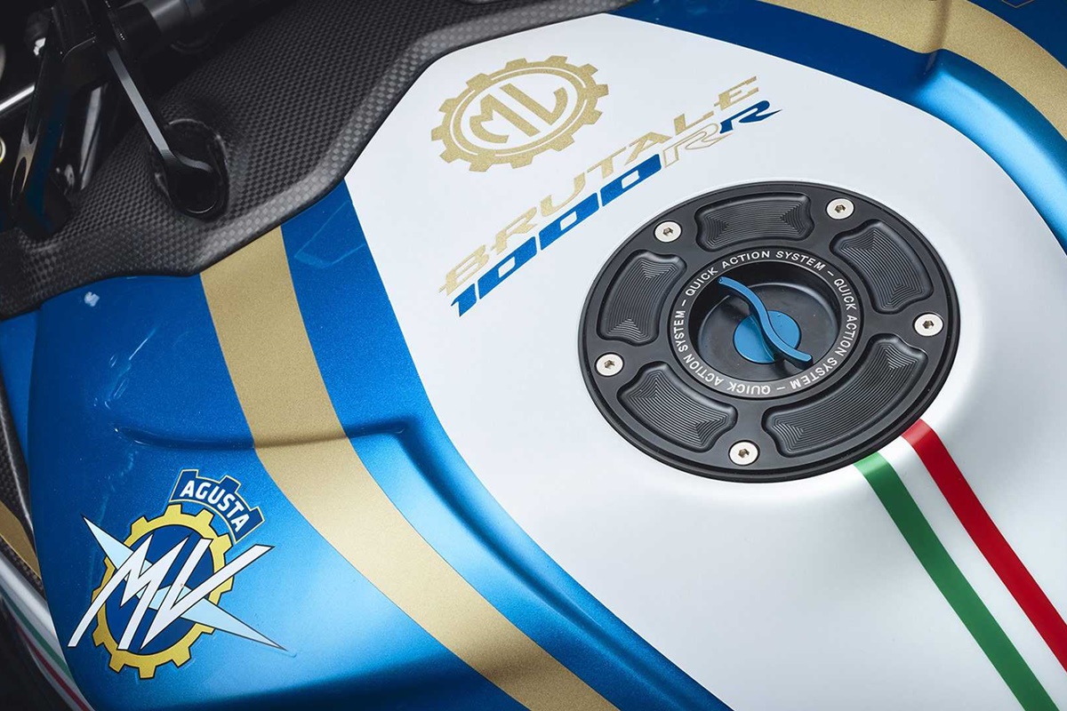 MV Agusta Brutale 1000 RR Blue & White M.L.