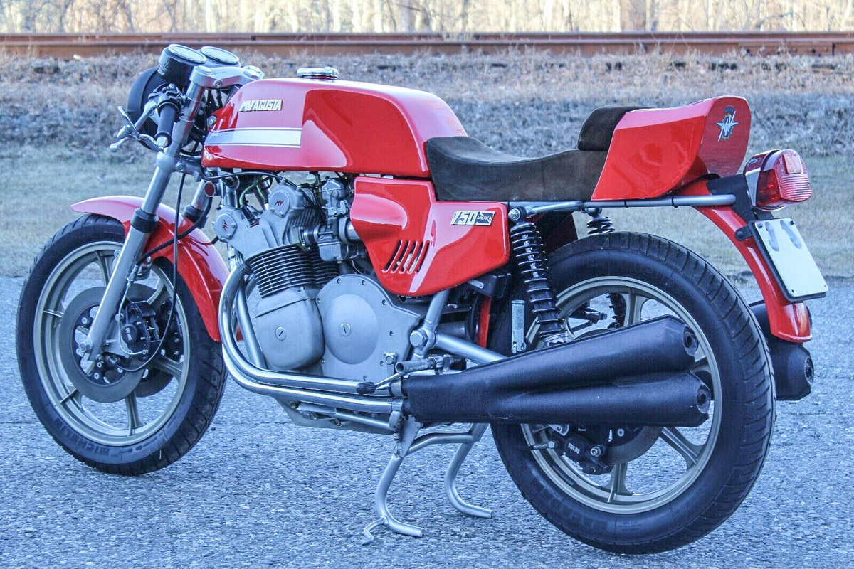 Trasera de la MV Agusta 850SS