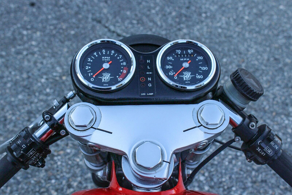 Instrumentación de la MV Agusta 850SS