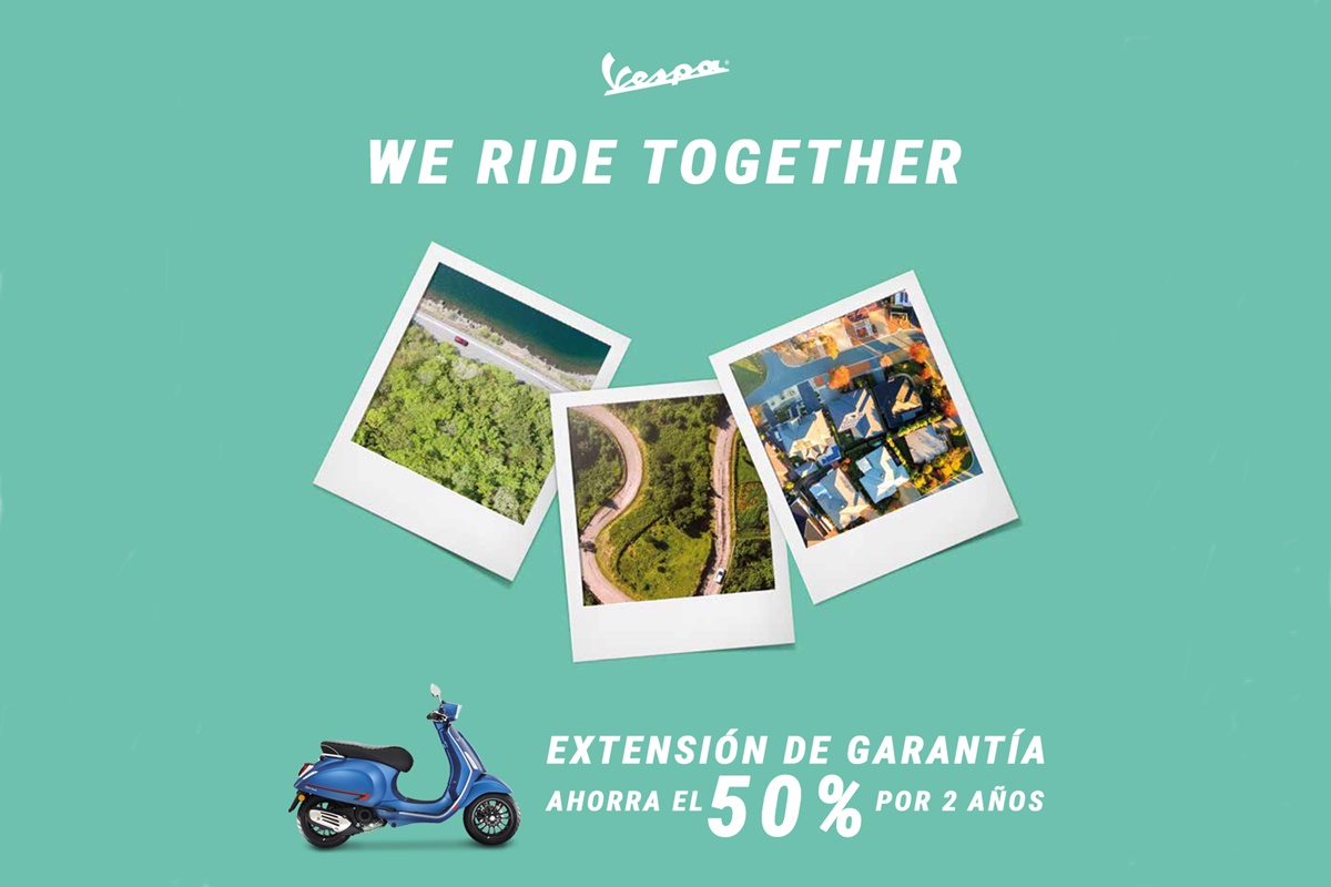 We Ride Together Vespa