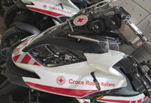 Frontal del Qooder de la Cruz Roja Italiana
