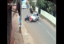 Accidente de Scooter con chica