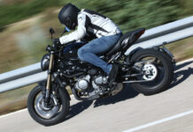En acción con la Benelli 752S