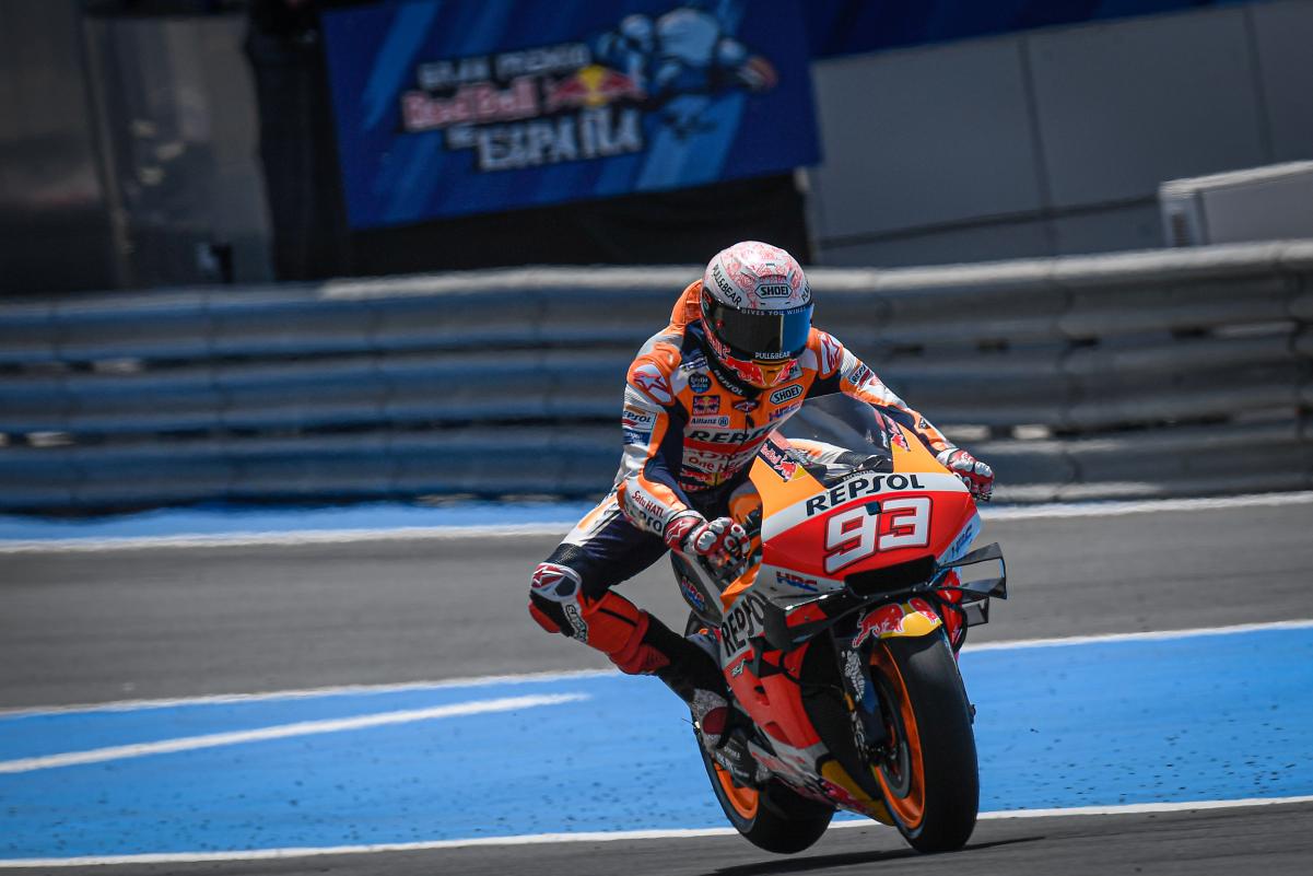 Marc Márquez no ha podido llevarse la pole