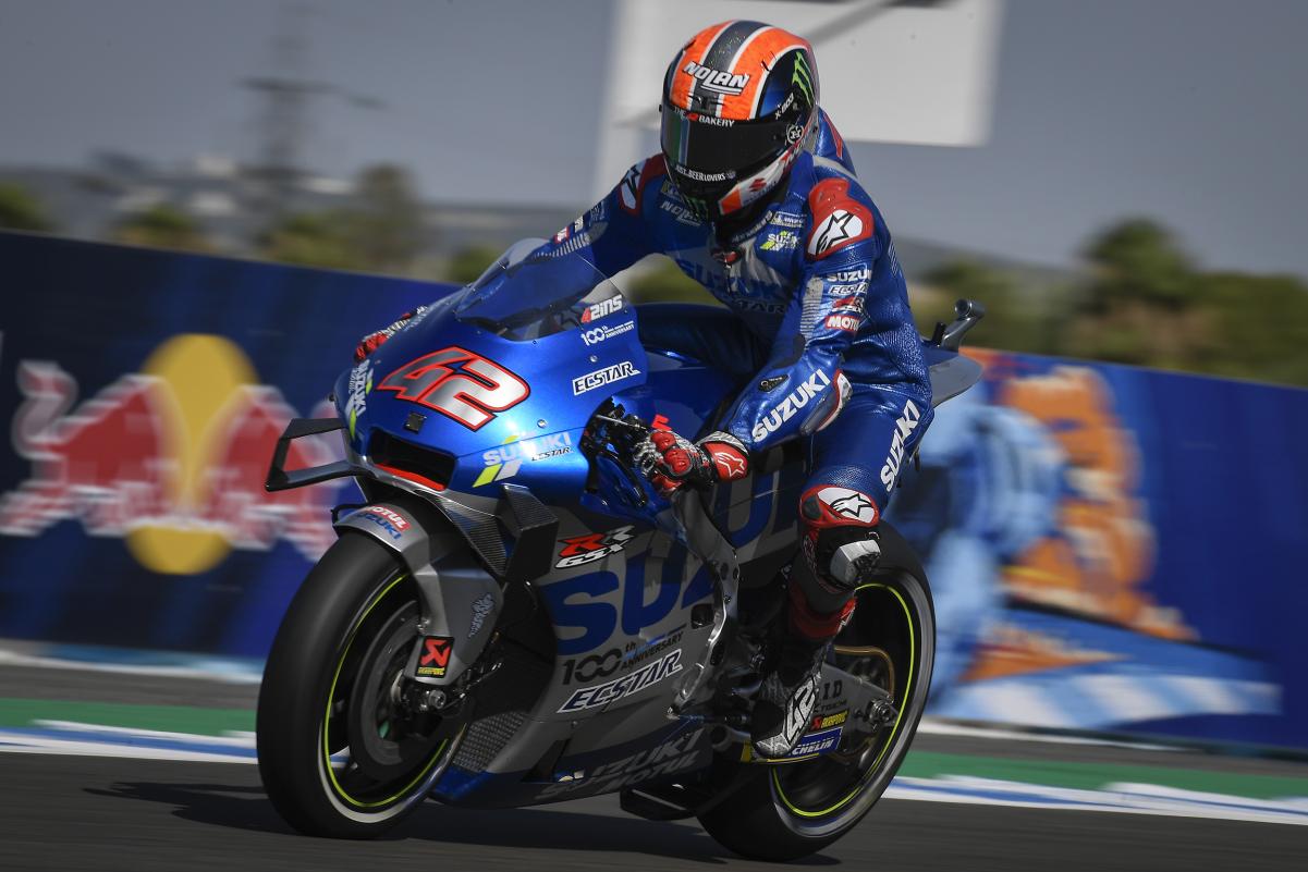 Alex Rins es duda de cara a mañana