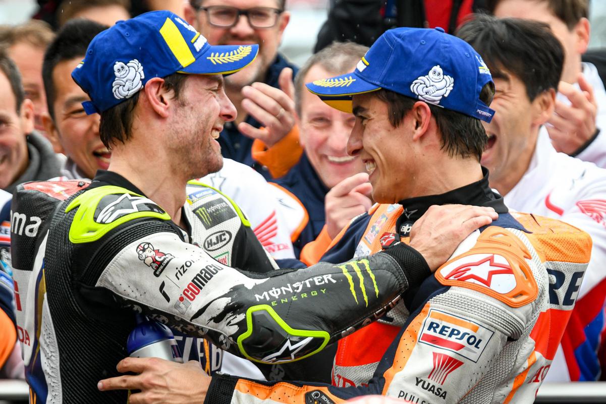 Cal Crutchlow y Marc Márquez
