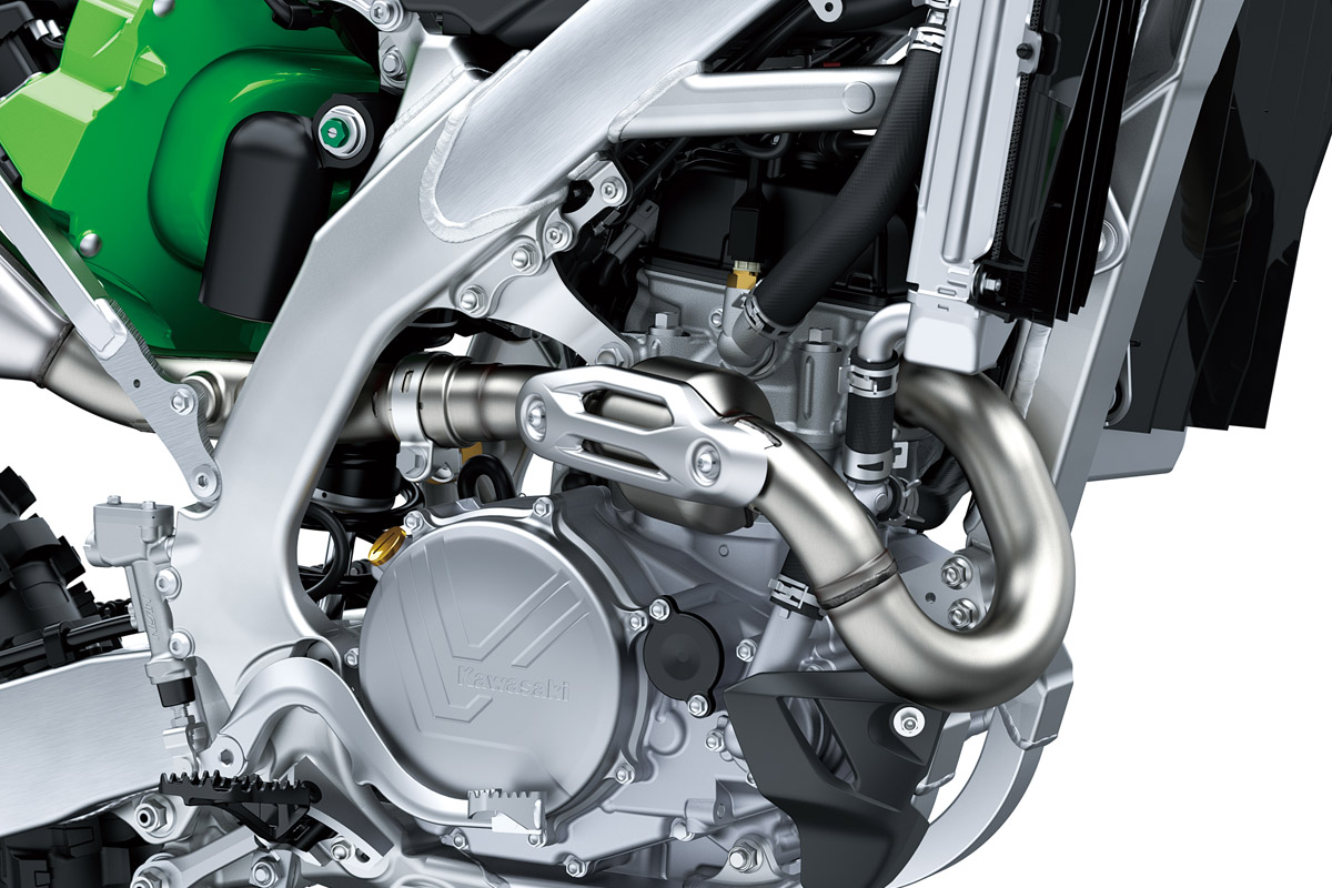 Motor de la Kawasaki KX450 2021