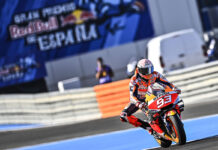 Márquez se lesionó durante el GP de España