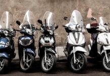 motos aparcadas