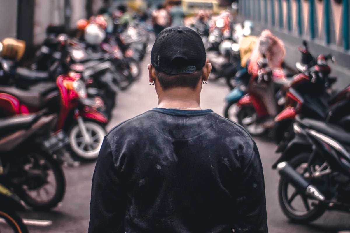 motos aparcadas