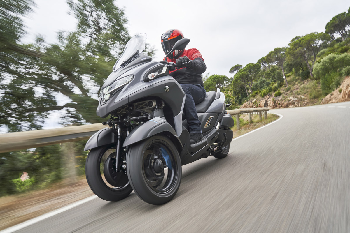 El Yamaha Tricity 300 combina deportividad y polivalencia a partes iguales
