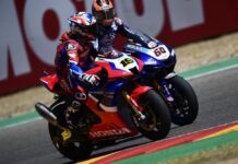 Primer podio de Bautista con Honda SBK
