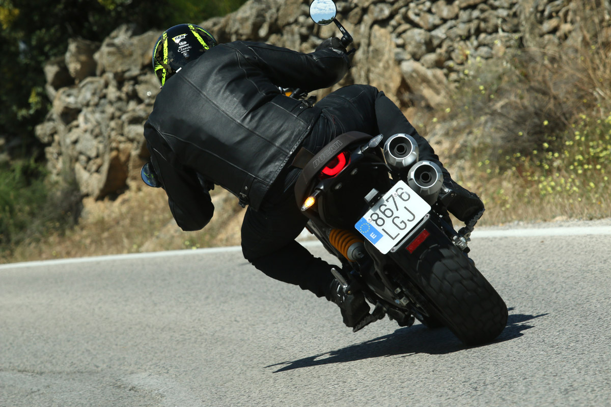 Trasera de la Ducati Scrambler 1100 Sport Pro