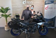 Recogida de la Yamaha Tracer 900 GT en Dandy Motos (Murcia)