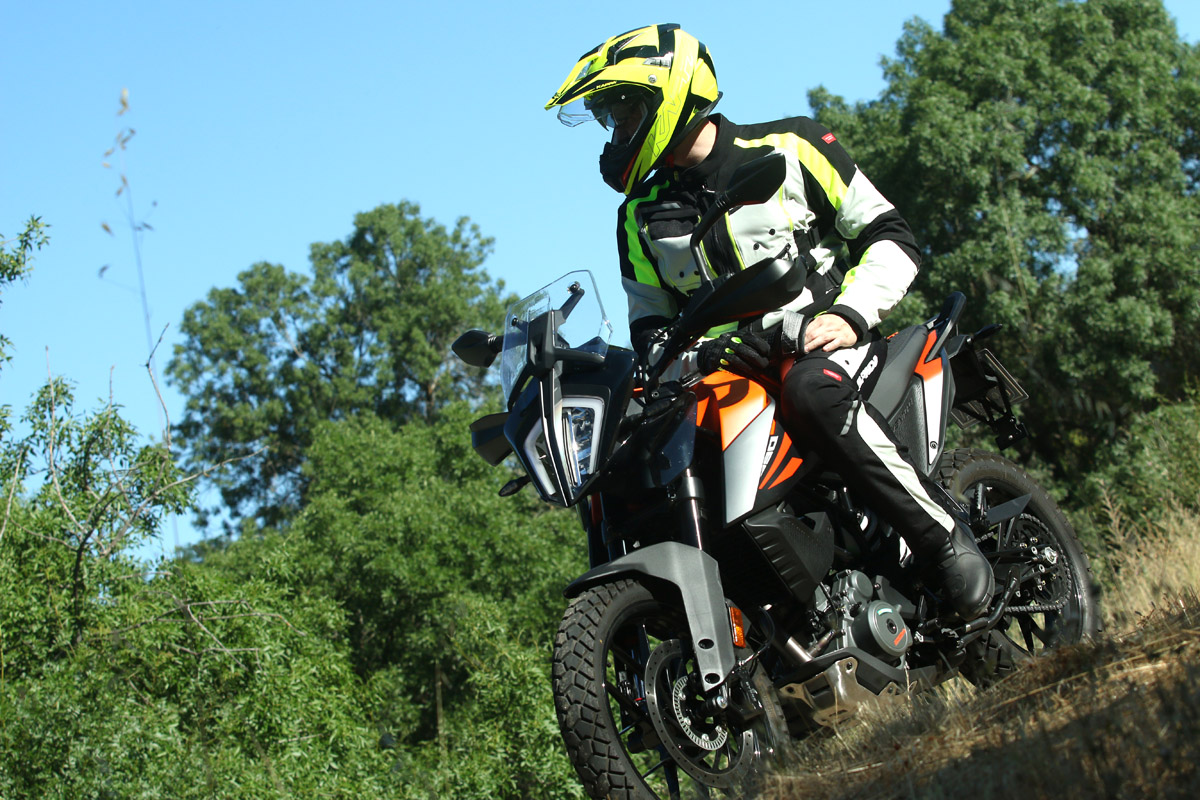 El agresivo diseño de la KTM 390 Adventure es inconfundible
