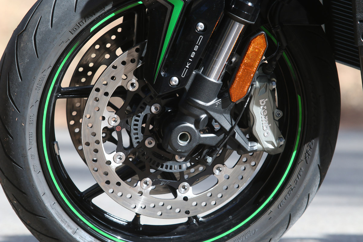 Pinzas de freno delanteras Brembo para la Kawasaki Z H2