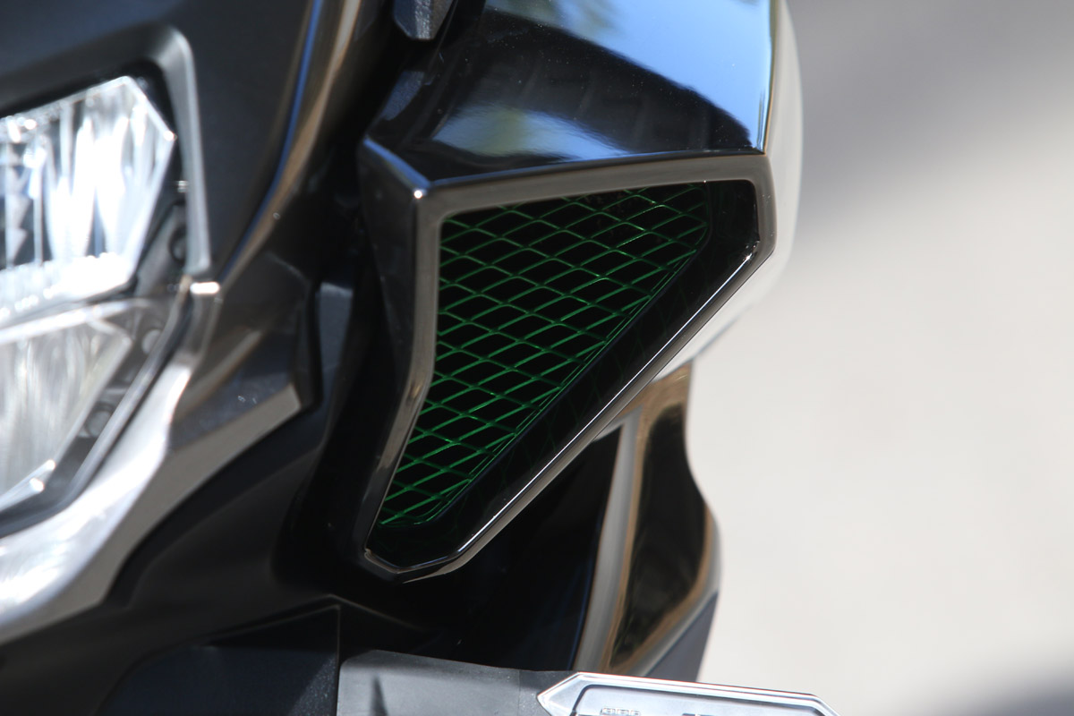 Toma de admisión de la Kawasaki Z H2