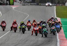 Salida del GP de Catalunya 2020