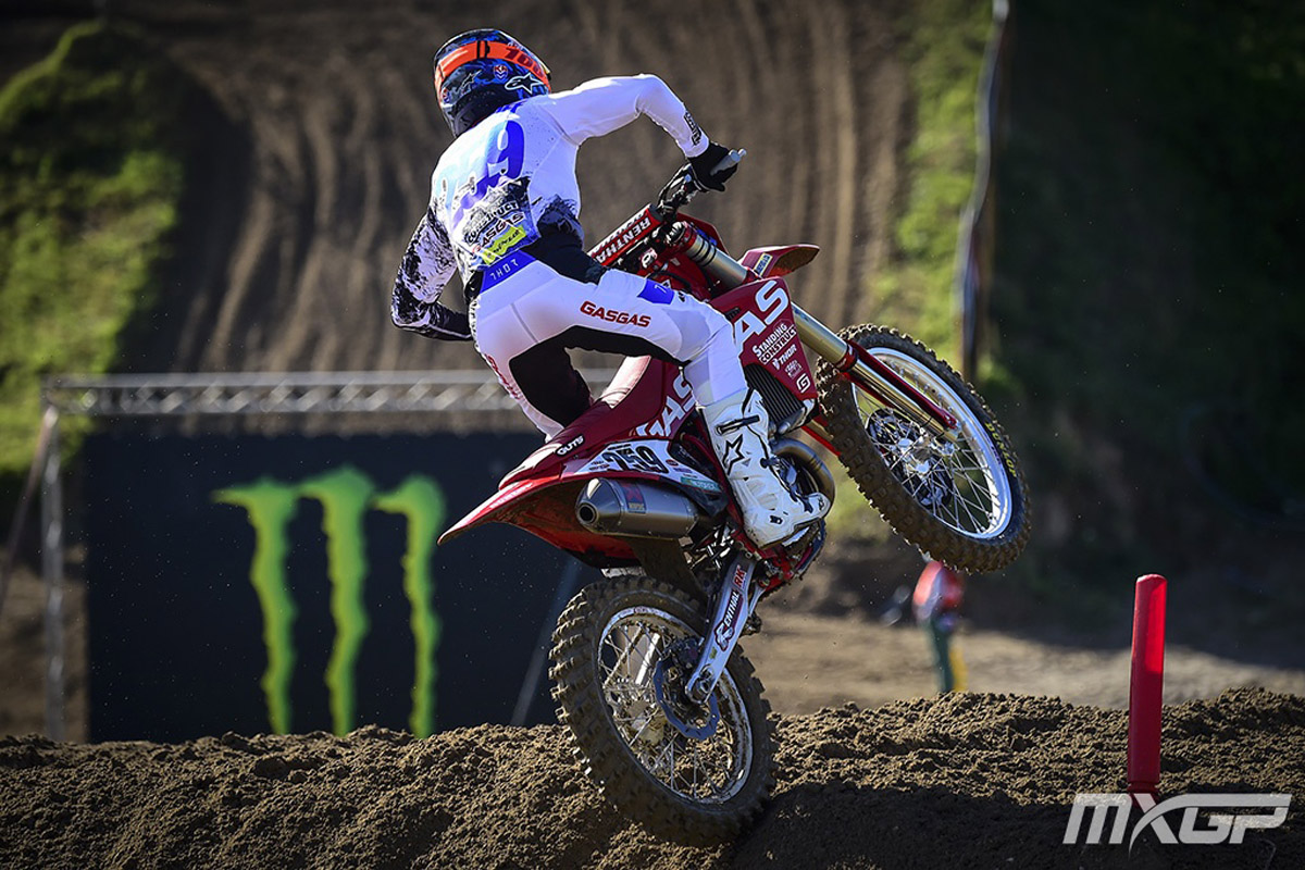 Glenn Coldenhoff (Gas Gas), segundo en MXGP Lombardía 2020