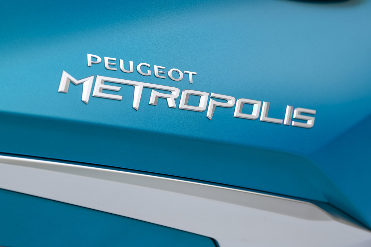 Logotipo del Peugeot Metropolis 2020