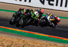 Rea en plena batalla en carrera