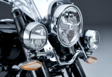 Faros auxiliares LED de la BMW R18 Classic