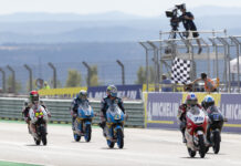 Lo más probable es que la carrera de Moto3 sea en grupo