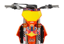 Frontal de la KTM 250 SX-F TLD 2021