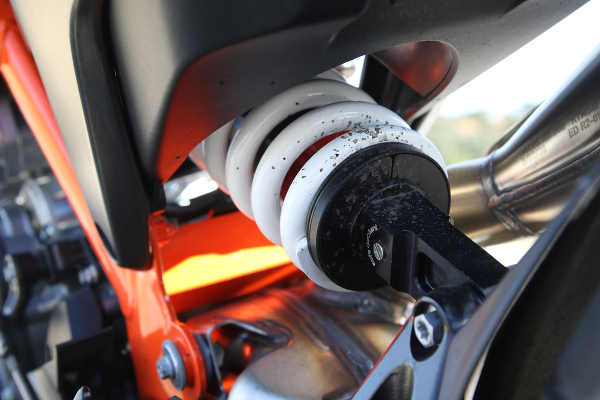 Monoamortiguador trasero WP PDS para la KTM 890 Duke R