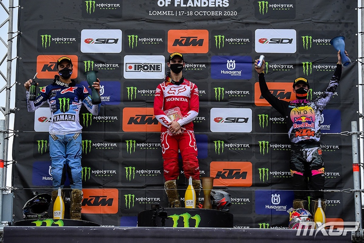 Podio MXGP 2020