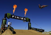 Jorge Prado cruza la meta como ganador del MXGP de España 2020