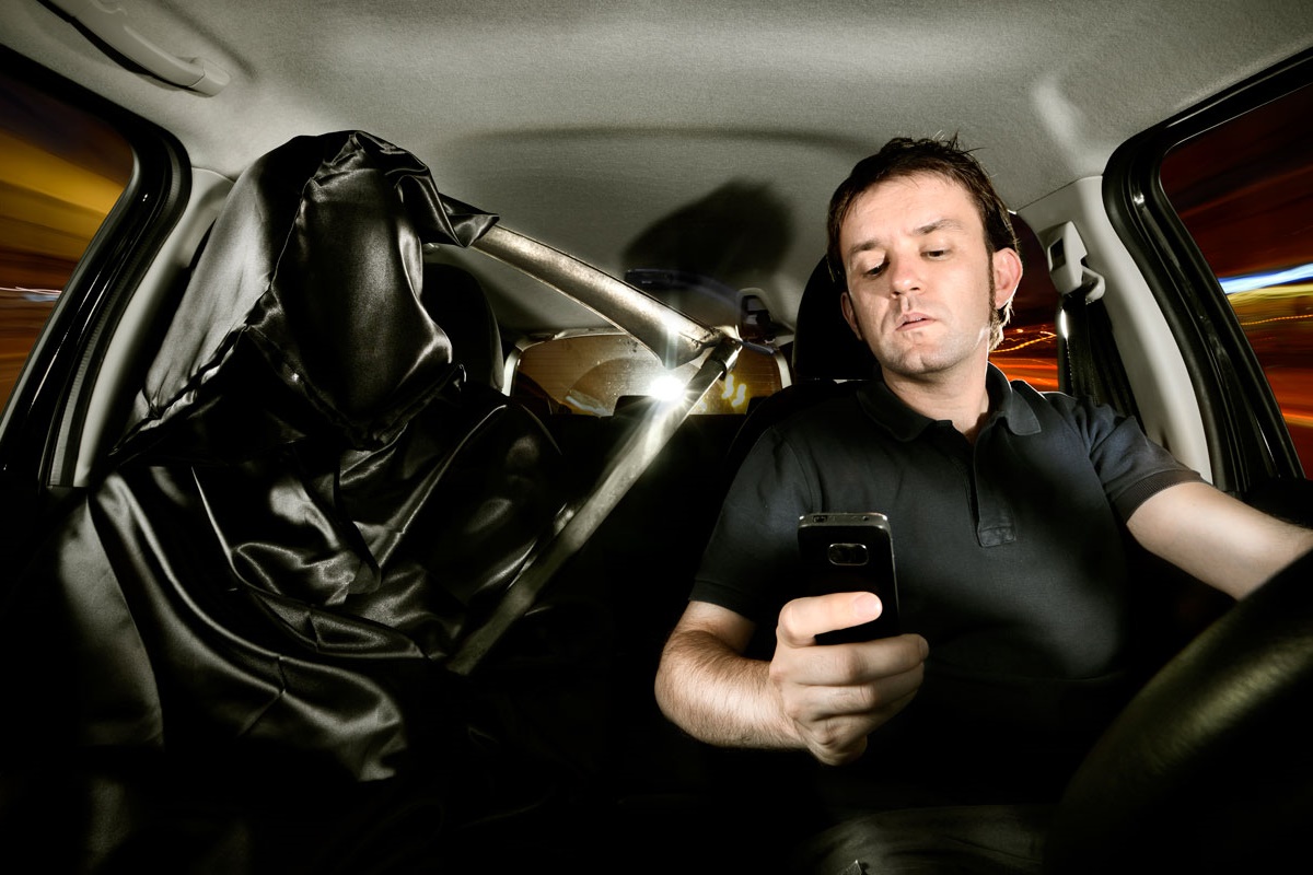 Móvil al volante