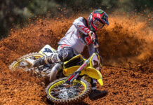 Ricky Carmichael con una Suzuki RM250 preparada