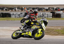 Las MiniGP durante la carrera