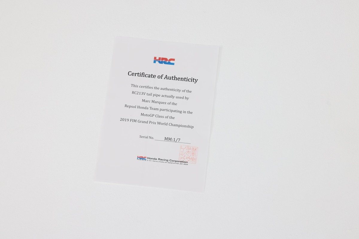 Certificado autenticidad