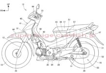 Patente de moto híbrida de Honda